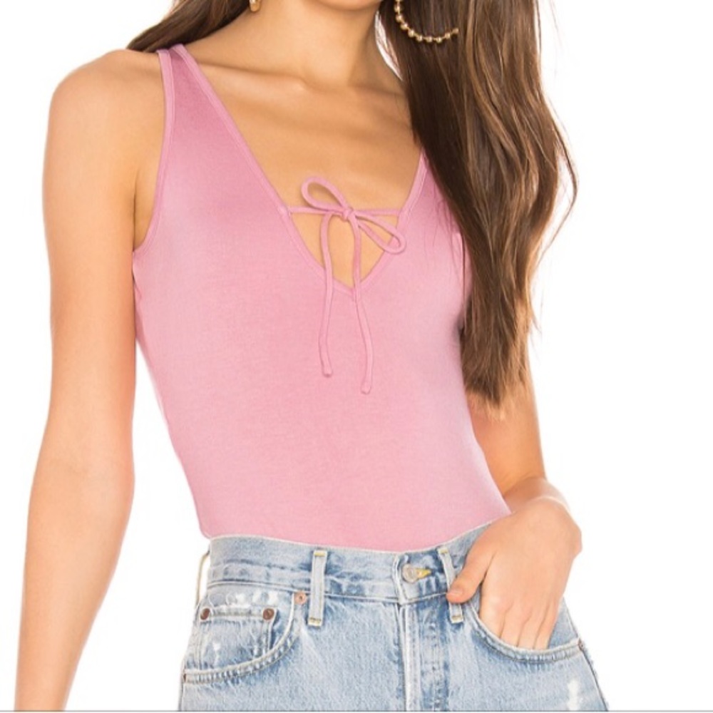 NWT superdown Tie Cami Mauve Size S